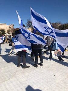 Israeli Flags at March for Israel