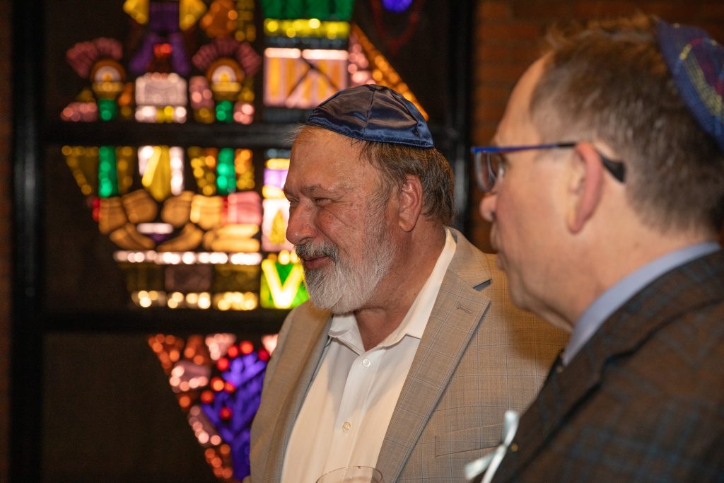 Temple Executive Director Charles Shapera and Cantor Figa
