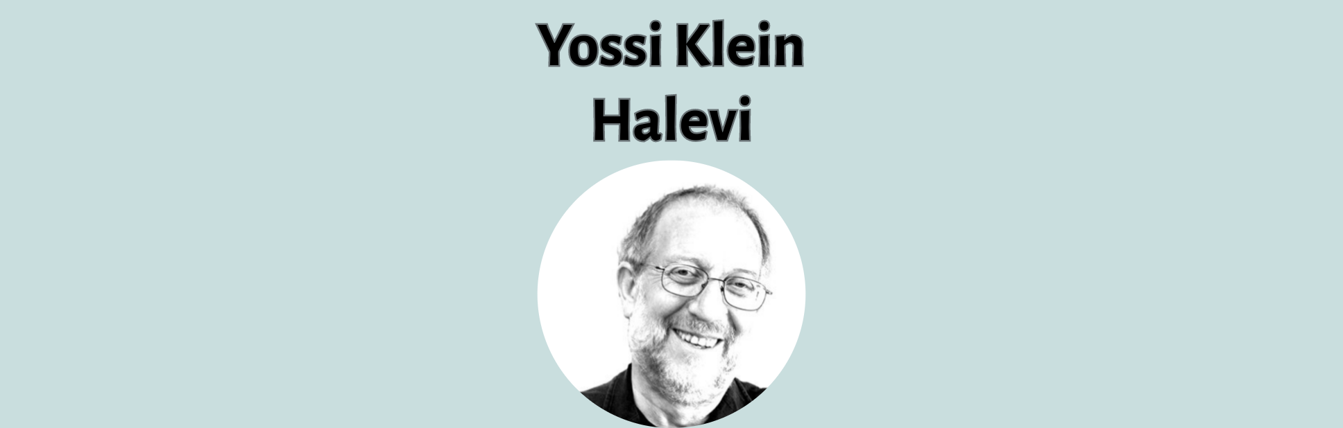 Comments on Israel by Yossi Klein Halevi